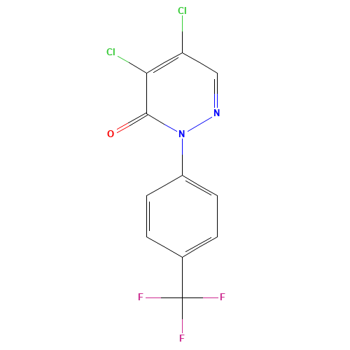 4,5-DICHLORO-2-[4-(TRIFLUOROMETHYL)PHENYL]PYRIDAZIN-3(2H)-ONE (CAS: 62436-07-1) - Related Chemical Product