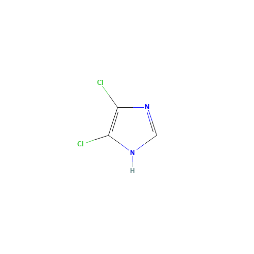4,5-Dichloroimidazole (CAS: 15965-30-7) - Chemical Structure and Molecular Formula 
