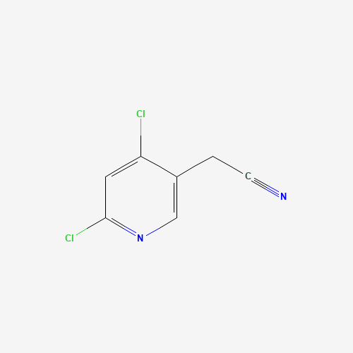 4,6-Dichloropyridine-3-acetonitrile chemical structure 4,6-Dichloropyridine-3-acetonitrile (CAS: 199283-52-8) - Chemical Structure and Molecular Formula
