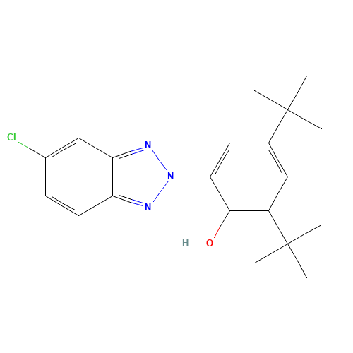 2-(2'-Hydroxy-3',5'-di-tert-butylphenyl)-5-chlorobenzotriazole (CAS: 3864-99-1) - Related Chemical Product
