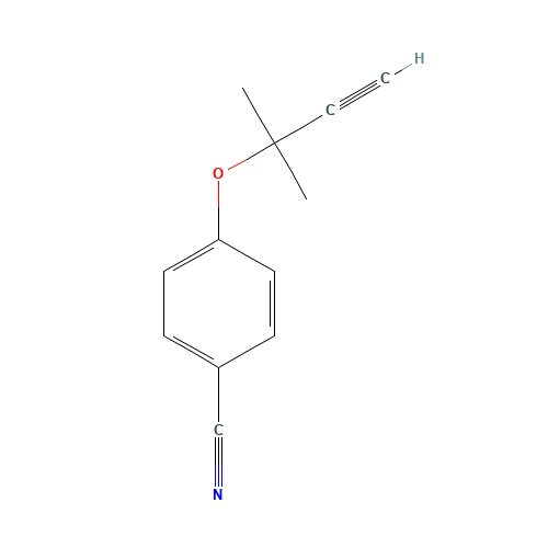 4-[(1,1-DIMETHYLPROP-2-YNYL)OXY]BENZONITRILE (CAS: 33143-92-9) - Related Chemical Product