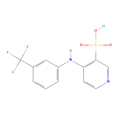 4-((3-(Trifluoromethyl)phenyl)amino)-3-pyridinesulfonicacid (CAS: 33263-48-8) - Related Chemical Product