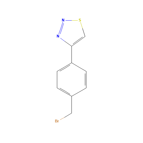 4-[4-(BROMOMETHYL)PHENYL]-1,2,3-THIADIAZOLE (CAS: 163798-92-3) - Related Chemical Product