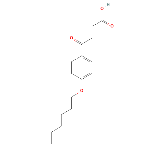 4-[4-(HEXYLOXY)PHENYL]-4-OXOBUTANOIC ACID (CAS: 64779-14-2) - Related Chemical Product