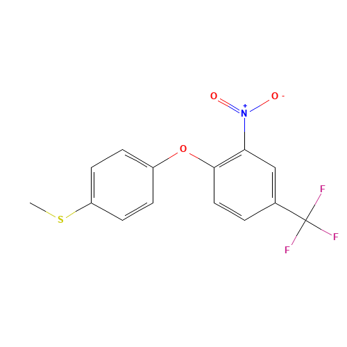 4-[4-(METHYLTHIO)PHENOXY]-3-NITROBENZOTRIFLUORIDE (CAS: 56191-23-2) - Related Chemical Product