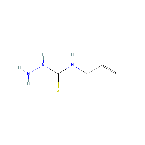 4-ALLYLTHIOSEMICARBAZIDE (CAS: 3766-55-0) - Chemical Structure and Molecular Formula 