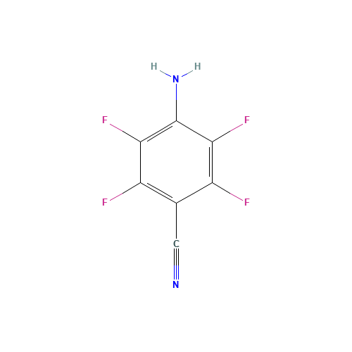 4-AMINO-2,3,5,6-TETRAFLUOROBENZONITRILE (CAS: 17823-38-0) - Chemical Structure and Molecular Formula 