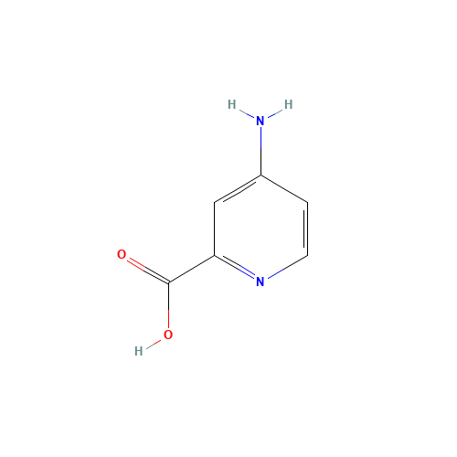 4-Aminopyridine-2-carboxylic acid (CAS: 100047-36-7) - Chemical Structure and Molecular Formula 