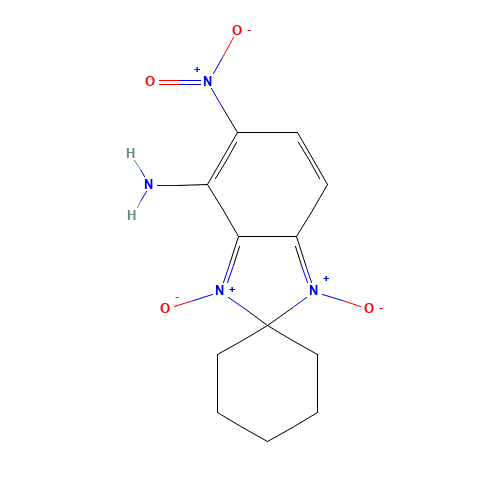5-NITROSPIRO[BENZIMIDAZOLE-2,1'-CYCLOHEXAN]-4-AMINE 1,3-DIOXIDE (CAS: 300359-20-0) - Related Chemical Product