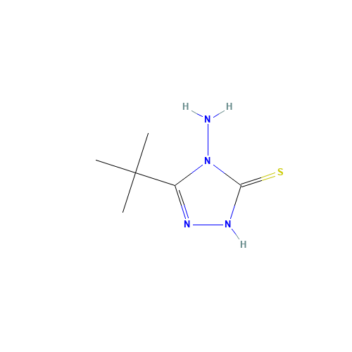 4-AMINO-5-TERT-BUTYL-4H-1,2,4-TRIAZOLE-3-THIOL (CAS: 73396-58-4) - Related Chemical Product