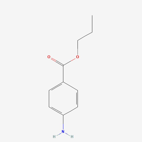 N-PROPYL 4-AMINOBENZOATE chemical structure N-PROPYL 4-AMINOBENZOATE (CAS: 94-12-2) - Chemical Structure and Molecular Formula