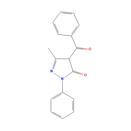 4-BENZOYL-3-METHYL-1-PHENYL-5-PYRAZOLINONE (CAS: 4551-69-3) - Related Chemical Product