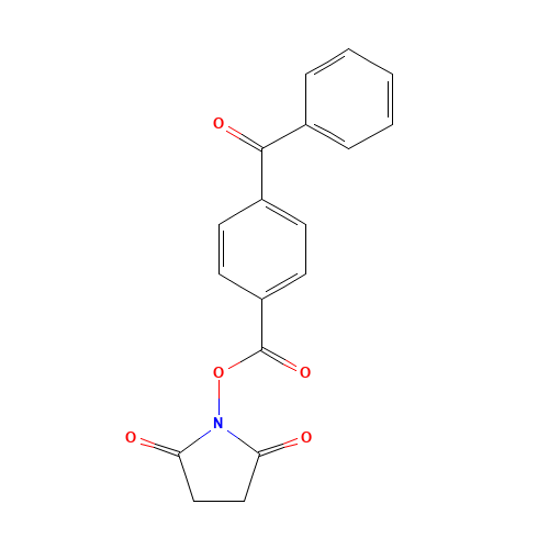 4-BENZOYLBENZOIC ACID SUCCINIMIDYL ESTER (CAS: 91990-88-4) - Chemical Structure and Molecular Formula 