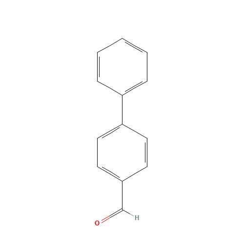 4-Biphenylcarboxaldehyde (CAS: 3218-36-8) - Chemical Structure and Molecular Formula 