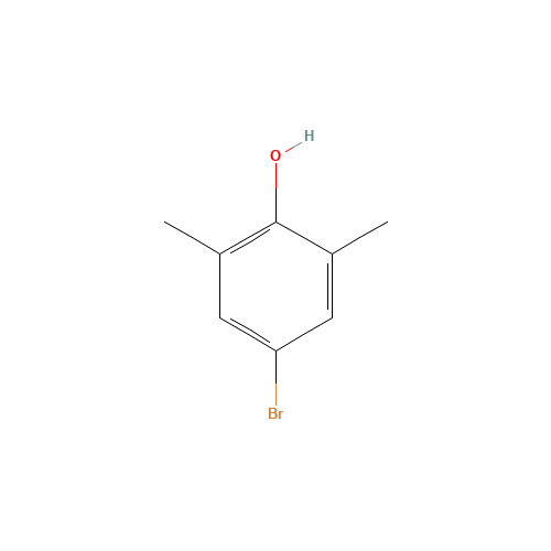 4-Bromo-2,6-dimethylphenol (CAS: 2374-05-2) - Chemical Structure and Molecular Formula 