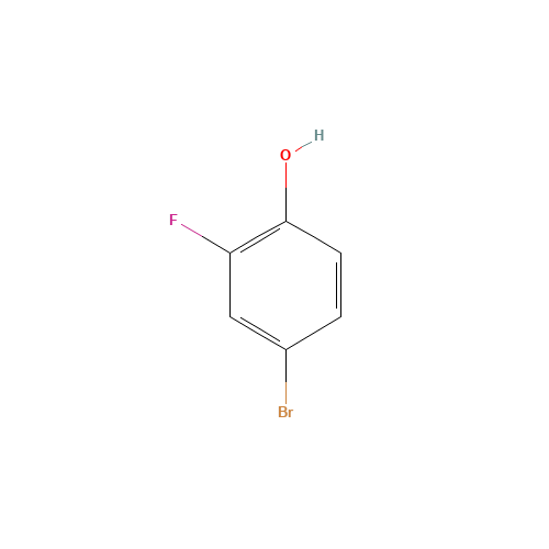 4-Bromo-2-fluorophenol (CAS: 2105-94-4) - Chemical Structure and Molecular Formula 