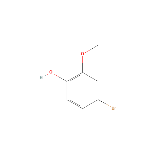 4-Bromo-2-methoxyphenol (CAS: 7368-78-7) - Chemical Structure and Molecular Formula 