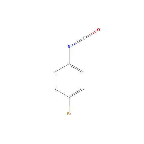 4-BROMOPHENYL ISOCYANATE (CAS: 2493-02-9) - Chemical Structure and Molecular Formula 