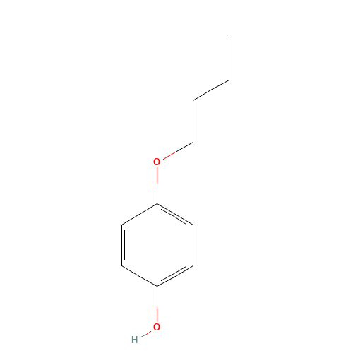 4-Butoxyphenol (CAS: 122-94-1) - Chemical Structure and Molecular Formula 