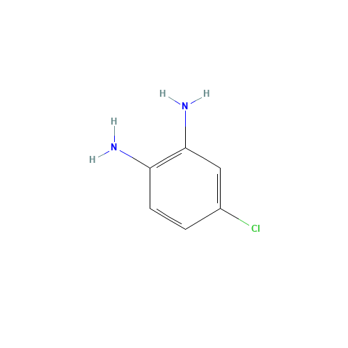 4-Chloro-1,2-diaminobenzene (CAS: 95-83-0) - Chemical Structure and Molecular Formula 