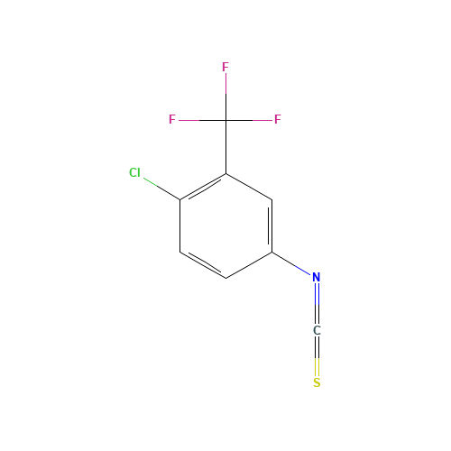 4-CHLORO-3-(TRIFLUOROMETHYL)PHENYL ISOTHIOCYANATE (CAS: 23163-86-2) - Related Chemical Product