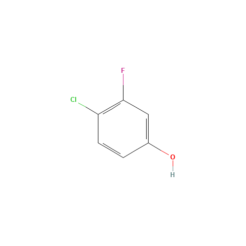 4-Chloro-3-fluorophenol (CAS: 348-60-7) - Chemical Structure and Molecular Formula 