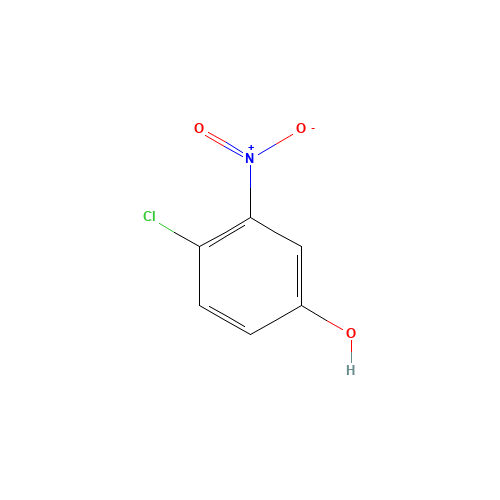 4-Chloro-3-nitrophenol (CAS: 610-78-6) - Chemical Structure and Molecular Formula 