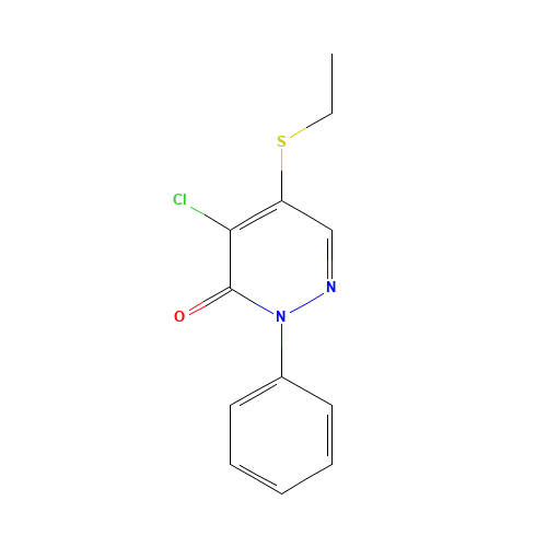 4-CHLORO-5-(ETHYLTHIO)-2-PHENYLPYRIDAZINE-3(2H)-ONE (CAS: 25381-21-9) - Related Chemical Product