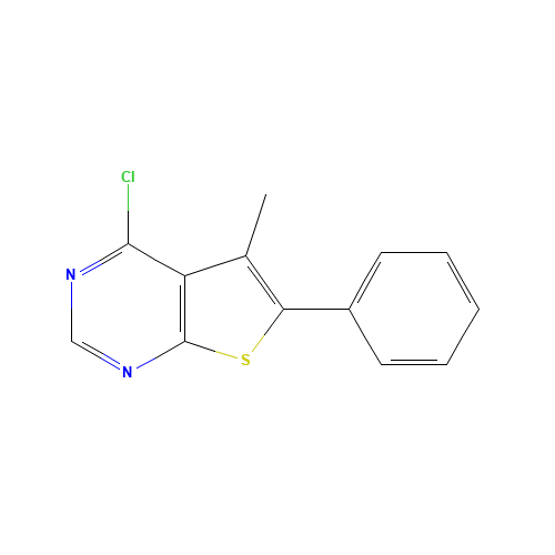 4-CHLORO-5-METHYL-6-PHENYLTHIENO[2,3-D]PYRIMIDINE (CAS: 306934-78-1) - Related Chemical Product