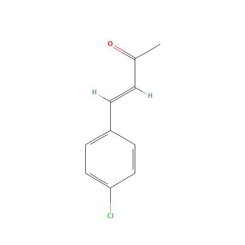 4-CHLOROBENZYLIDENEACETONE (CAS: 3160-40-5) - Chemical Structure and Molecular Formula 