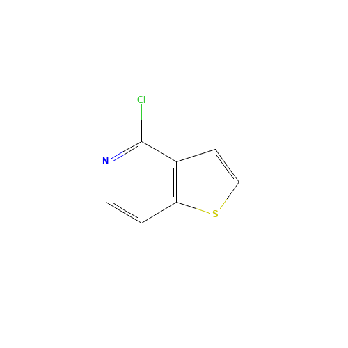 4-Chlorothieno[3,2-c]pyridine (CAS: 27685-94-5) - Chemical Structure and Molecular Formula 