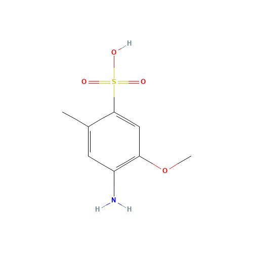 4-Amino-5-methoxy-2-methylbenzensulfonic acid (CAS: 6471-78-9) - Related Chemical Product
