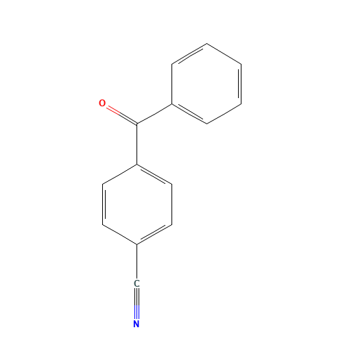 4-CYANOBENZOPHENONE (CAS: 1503-49-7) - Chemical Structure and Molecular Formula 