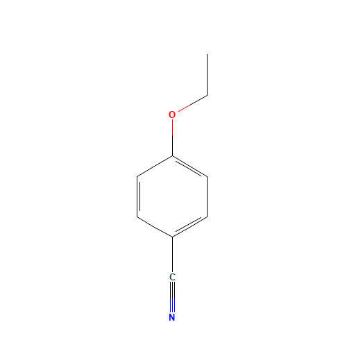 4-ETHOXYBENZONITRILE (CAS: 25117-74-2) - Chemical Structure and Molecular Formula 