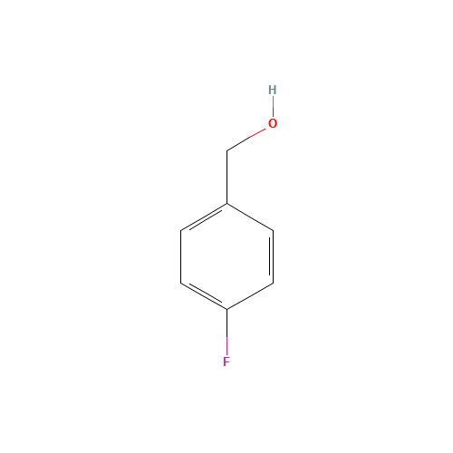 4-Fluorobenzyl alcohol (CAS: 459-56-3) - Chemical Structure and Molecular Formula 