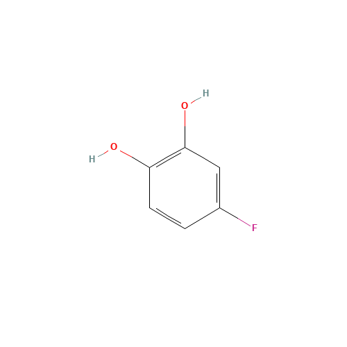 4-Fluorocatechol (CAS: 367-32-8) - Chemical Structure and Molecular Formula 