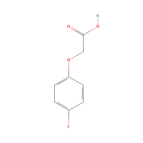 4-Fluorophenoxyacetic acid (CAS: 405-79-8) - Chemical Structure and Molecular Formula 