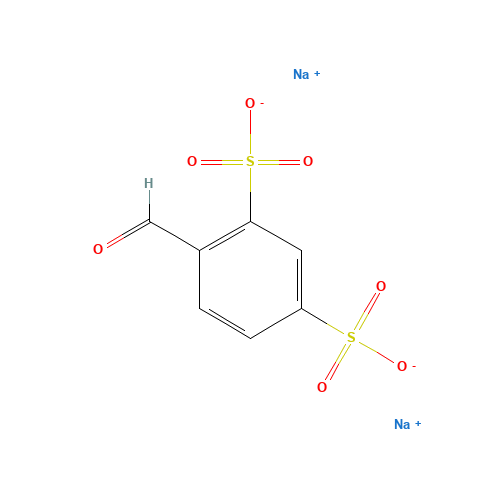 Benzaldehyde-2,4-disulfonic acid disodium salt (CAS: 33513-44-9) - Chemical Structure and Molecular Formula 