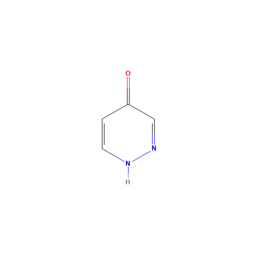 4-HYDROXYPYRIDAZINE (CAS: 20733-10-2) - Chemical Structure and Molecular Formula 