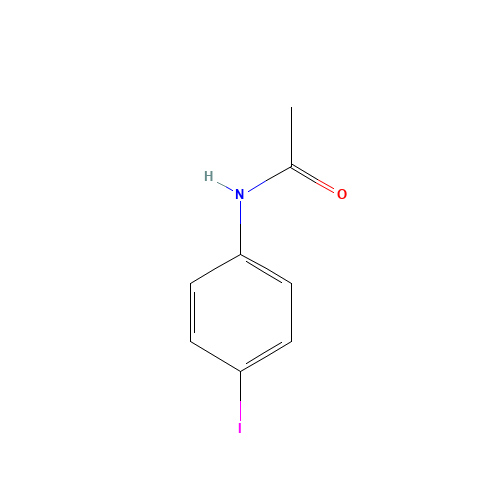N-(4-Iodophenyl)acetamide (CAS: 622-50-4) - Chemical Structure and Molecular Formula 