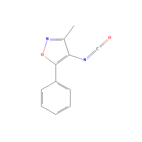 4-ISOCYANATO-3-METHYL-5-PHENYLISOXAZOLE (CAS: 352018-89-4) - Chemical Structure and Molecular Formula 