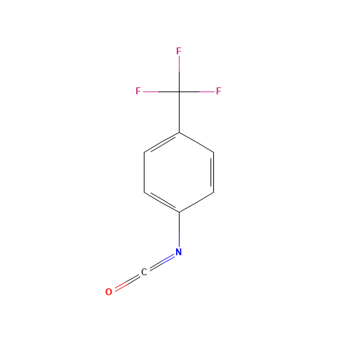 4-(TRIFLUOROMETHYL)PHENYL ISOCYANATE (CAS: 1548-13-6) - Chemical Structure and Molecular Formula 