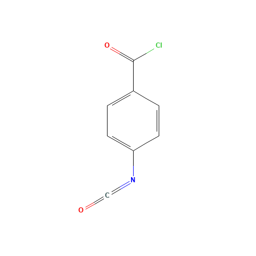 4-ISOCYANATOBENZOYL CHLORIDE (CAS: 3729-21-3) - Chemical Structure and Molecular Formula 
