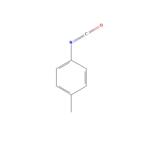 p-Tolyl isocyanate (CAS: 622-58-2) - Chemical Structure and Molecular Formula 