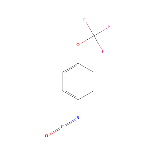 4-(Trifluoromethoxy)phenyl isocyanate (CAS: 35037-73-1) - Chemical Structure and Molecular Formula 