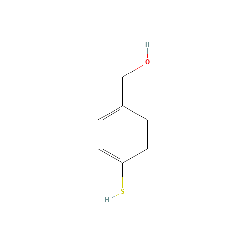 4-Mercaptobenzyl alcohol (CAS: 53339-53-0) - Chemical Structure and Molecular Formula 