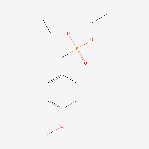 DIETHYL 4-METHOXYBENZYLPHOSPHONATE (CAS: 1145-93-3) - Chemical Structure and Molecular Formula 