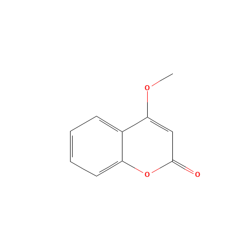 4-METHOXYCOUMARIN (CAS: 20280-81-3) - Chemical Structure and Molecular Formula 