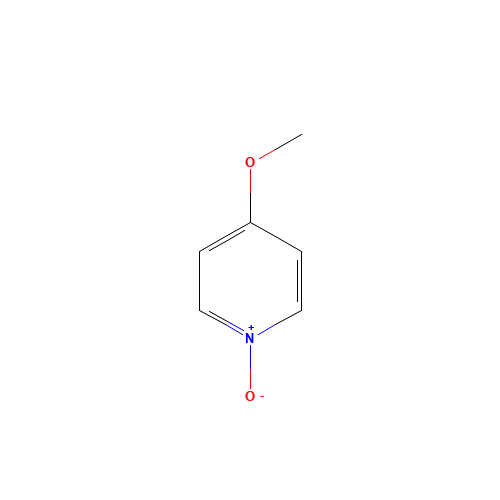 4-Methoxypyridine N-oxide (CAS: 1122-96-9) - Chemical Structure and Molecular Formula 