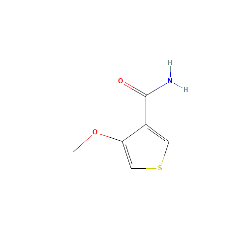 4-METHOXYTHIOPHENE-3-CARBOXAMIDE (CAS: 65369-29-1) - Chemical Structure and Molecular Formula 
